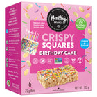 Healthy Crunch Birthday Cake Crispy Squares - 132 g-School Approved
