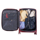 Air Canada Central 24" Softside Spinner Luggage - Burgundy-Integrated 3-digits TSA lock