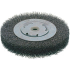 Economy Crimped Wire Wheel Brushes, Wide Face, Steel, NU103, 3 Pack-Fill Dia." - 0.014