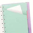 Filofax Ruled Refillable Notebook - 8-1/4" x 5-3/4" - Orchid - 112 pages-8-1/4" x 5-3/4"