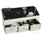 elegance - Organisateur de bijoux en miroir avec 3 tiroirs et 5 compartiments-7