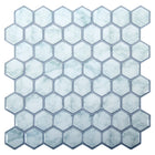CTG Brands Hexagon Wall Tile, 10" x 10", White Marble, 6 Pack-Perfect size: each backsplash tile measures 10"L x 10"H in dimensions (approx. covers 4.17 sq. ft. per carton)
