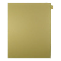 Mark Maker Legal Exhibit Index Tab Buff Single Tabs, 1/15th Cut, Letter Size, No Holes, Number 1, 25 Pack-Buff Single Tabs, 1/15th Cut