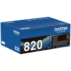 Brother TN820 Standard-Yield Black Toner Cartridge-Finely balanced for an even flow and consistent toner distribution onto the page