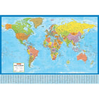 MapArt World Lamininated Wall Map-World Lamin Wall Map