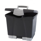 Storex paquet de rangement avec tirroir - gris - paquet de 2-Peut contenir de taille standard des lettres et des dossiers de dossiers suspendus