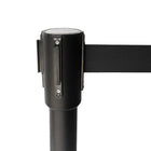 Futech Crowd Control Stanchion with a Retractable Black Belt-Total Height: 39.5"H
