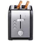 Kenmore 2-Slice Toaster - Black and Silver Stainless Steel-9 browning levels with easy-to-use numbered dial