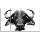 Designart Stare of the Bull Canvas Art Print, 5 Panels, (PT2309-271)-Print