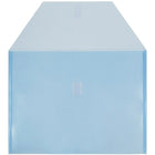 JAM Paper Plastic Envelopes with VELCRO Brand Closure, Letter Booklet, 9.75 x 13, Blue Poly, 12 Pack (218V0BU)-Size: 9-3/4" x 13"