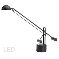 Dainolite 8W LED Desk Lamp, Black Finish (DLED-102-BK)-Table/Desk Lamp