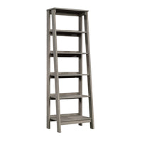 Sauder Trestle Bookcase - 71.14" H - Mystic Oak (433198)-Mystic Oak - Engineered Wood