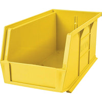 Kleton Stack & Hang Bin, 5-1/2" W x 5" H x 10-7/8" D, Yellow - 36 Pack-Capacity: 30 lbs.
