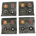 Cathay Importers Gems Metal Wall Decor (EC-22-0132)-Black metal alloy