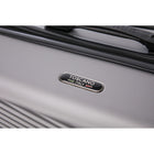 TOSCANO INTRECCIARE 20" Hardside Carry On Luggage - Grey-Soft Jelly Handle Grips