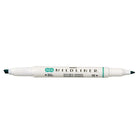 Zebra Mildliner Double-Ended Pen-Style Highlighter - Mild Summer Green-Mild water resistant ink is translucent and excellent for layering
