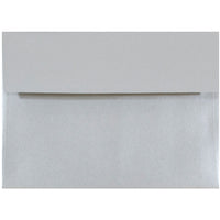 JAM Paper A7 Invitation Envelopes, 5.25 x 7.25, Stardream Metallic Silver, 50 Pack (GCST709I)-Silver stardream metallic envelope