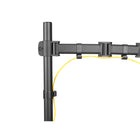 Rocelco DM1 Double Articulated Desktop Monitor Mount-50x50mm, 75x75mm, 100x100mm VESA Mounting