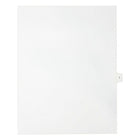 Mark Maker – Onglets séparateurs juridiques blancs, 1/15 onglets, format lettre, sans trous, lettre I, 25/paquet-Onglets séparateurs blancs, 1/15 onglets