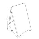 Azar Displays Sidewalk Sign Board (300250)-Dimensions: 34.65 x 19.75"