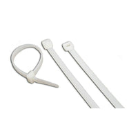 Digiwave 14-1/2" Cable Tie, 0.5" x 0.5" x 2", White, 100 Pack-14-1/2 Inch Cable Tie - White (100pcs/PK) organizes that tangled mess behind your computer desk or home theater rack with these simple nylon zip cord