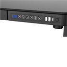 Koble Juno 47.2"W Height Adjustable Smart Desk with Drawer - Black-Wireless charging on desk top