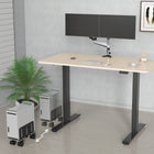 ShoppingAll Adjustable Mobile Computer Tower Stand - Black-7