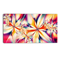 Designart Crystallize Pink Abstract Canvas Art Print, 40" x 20", (PT3013-40-20)-Print
