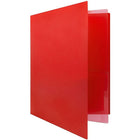 JAM Paper Heavy Duty Plastic Multi Pocket Folders, 4 Pocket, Red, 72 Pack (389MP4REA)-Red Plastic Multi-Pocket Folder
