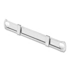 ACCO Premium Prong Paper Fastener Compressor - Style 123C - 2-3/4 Center - 100 Pack-Tinplated tempered steel with smooth edges