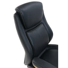Beautyrest Charlotte Manager's Chair - Black-Heavy-duty 60mm casters