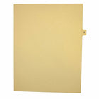 Mark Maker Legal Exhibit Index Tab Buff Single Tabs, 1/15th Cut, Letter Size, No Holes, Letter T, 25 Pack-Buff Single Tabs, 1/15th Cut