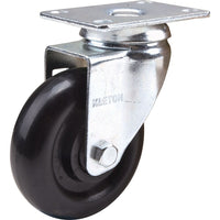 Kleton Caster, Swivel, 4" (101.6 Mm), Polyolefin, 250 Lbs. (113 Kg.) - 12 Pack-Bolt Hole Size 5/16" (7.93 mm)