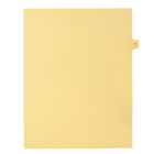 Mark Maker Legal Exhibit Index Tab Buff Single Tabs, 1/15th Cut, Letter Size, No Holes, Letter D, 25 Pack-Buff Single Tabs, 1/15th Cut
