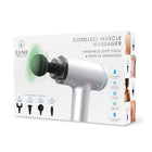 Pistolet de massage à percussion sans fil Lomi avec 4 têtes interchangeables-80 minutes par charge