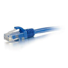C2G - Câble de raccordement réseau Ethernet Cat5e Snagless non blindé (UTP) de 6 pieds - Bleu-(1) RJ-45 mâle