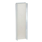 Azar Displays Pegboard Powerwing Display, 60" x 16.75", White (700356-WHT)-Made from pegboard