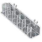 Azar Displays 6 Cup Display Tray For Pegboard/Slat Wall, 2 Pack (225590)-Perfect for lip pencils, eyeliner, pens, pencils, etc.
