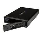 StarTech 3.5" SATA Hard Drive Enclosure, eSATA / USB 3.0-Quickly access important files with this removable hard drive enclosure for 3.5" SATA HDDs