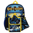 Bioworld 5-Piece Backpack Set - 16" H x 12" W - DC Comics Batman Dark Knight-Dimensions: 16" H x 12" W x 5" D