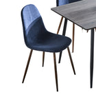 FurnitureR Blue Dining Chair, Set of 4, Charlton-Dining Chair