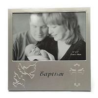 Elegance 6" x 4" Baptism Photo Frame-What a great gift for the special person in your life that is celebrating their Baptism, Confirmation or First Communion.