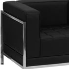 Flash Furniture HERCULES Imagination Black LeatherSoft Sofa & Chair Set-Modular components make reconfiguring easy with endless possibilities