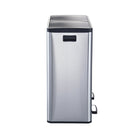 Step N' Sort 2 Compartment Trash and Recycling Bin - 70L-Slow Close Lid