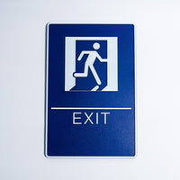 Futech WSP005 Exit Signs, 2 Pack-Size: 5.75" W x 8.75"L