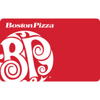 Boston Pizza $25 Gift Card-Air Miles cannot be collected on Gift Card purchases.