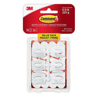 Command Mini White Hooks with White Strips Value Pack 17006C-VP-Holds strongly, removes cleanly, Easy to apply, Easy to remove, and Works on a variety of surfaces