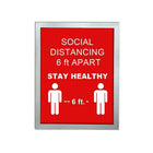 Futech Adhesive Magnetic Sign Frame - 8.5" x 11" - 2 Pack-Surface Print Holder