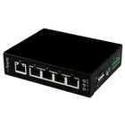 StarTech 5 Port Unmanaged Industrial Gigabit Ethernet Switch, Din Rail/Wall-Mountable-Seamless performance even in harsh industrial conditions, with an extended temperature range and an IP30-rated enclosure