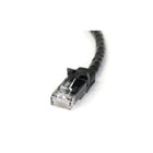 StarTech 100 ft Black Gigabit Snagless RJ45 UTP Cat6 Patch Cable, 100ft Patch Cord-50-micron gold connectors ensure optimum conductivity while eliminating network signal loss due to oxidation or corrosion